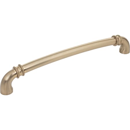 Jeffrey Alexander 12" Center-to-Center Satin Bronze Marie Appliance Handle 445-12SBZ